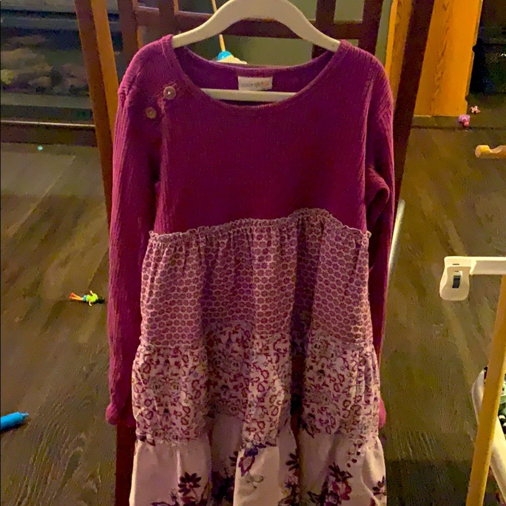 Adorable waffle knot top, flannel ruffle bottom